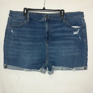 Women's Blue Denim Shorts